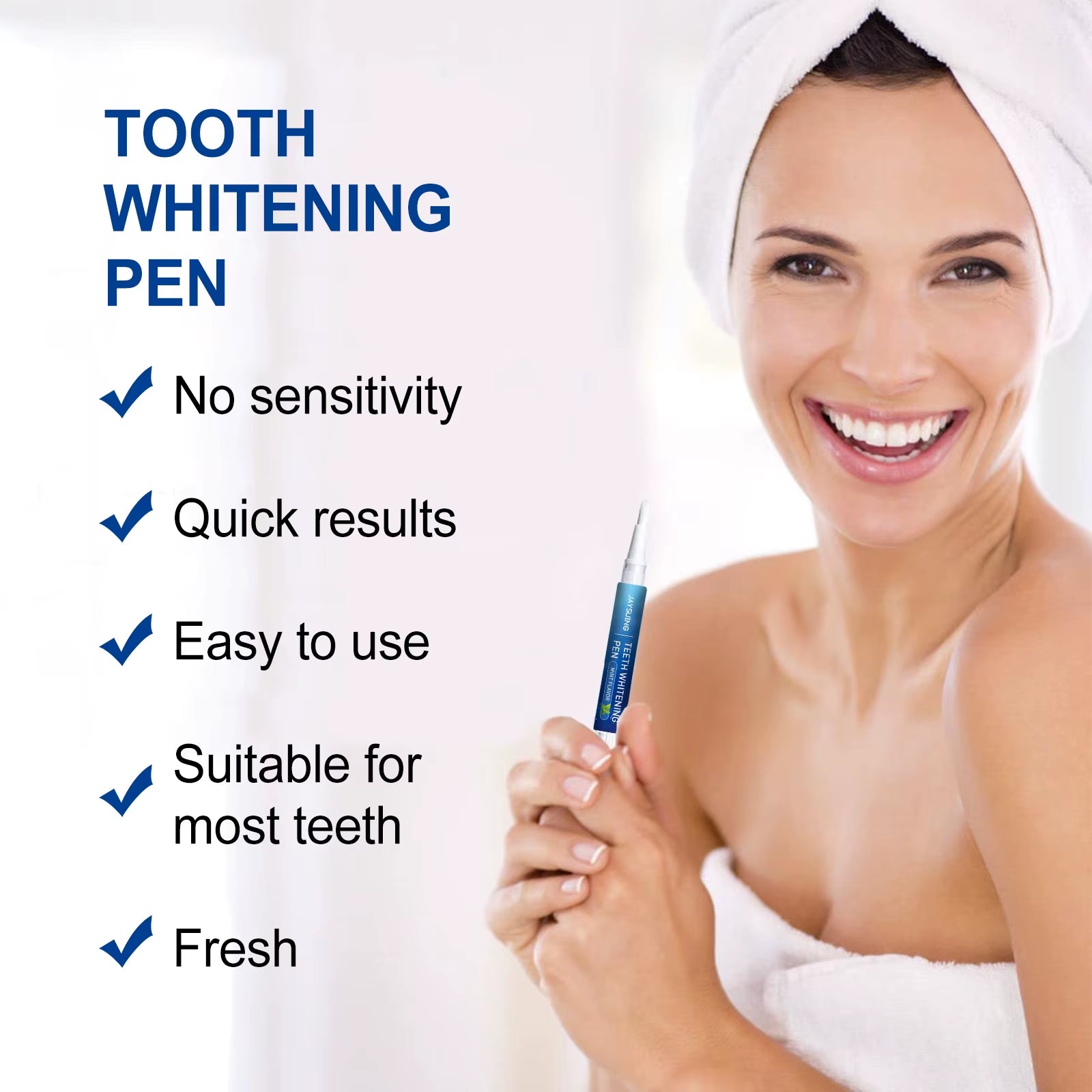 Teeth Whitening Pen Serum Oral Care Tooth Whitener Painless Gum Therapy No Sensitivity Instant Stain Remover Teeth Bleaching Gel
